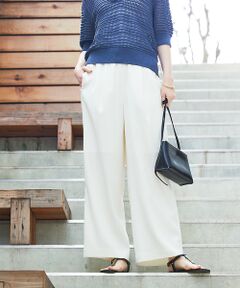 qualite / カリテ パンツ | 【セットアップ対応】リネンライクワイドイージーパンツ