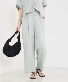 qualite / カリテ パンツ | 【セットアップ対応】リネンライクワイドイージーパンツ