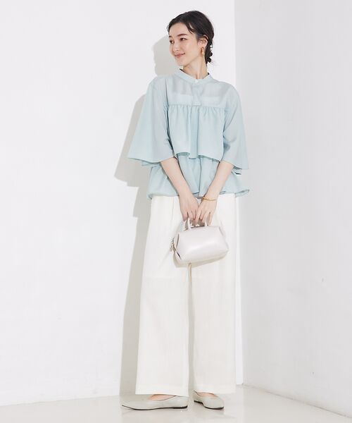 qualite / カリテ パンツ | 【セットアップ対応】リネンライクワイドイージーパンツ | 詳細5