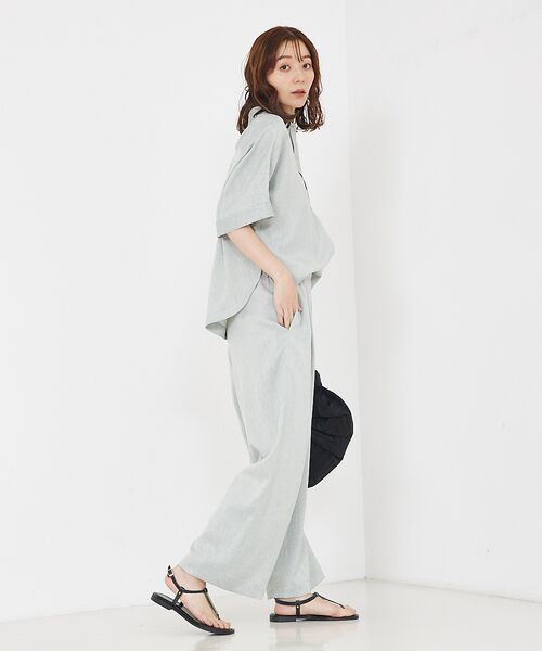 qualite / カリテ パンツ | 【セットアップ対応】リネンライクワイドイージーパンツ | 詳細16