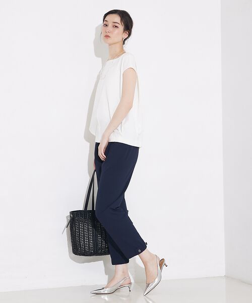 qualite / カリテ パンツ | 【接触冷感＆吸水速乾＆UV】シアサッカーテーパードパンツ /セットアップ対応 | 詳細19