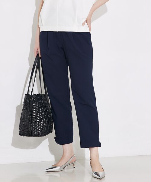 qualite / カリテ パンツ | 【接触冷感＆吸水速乾＆UV】シアサッカーテーパードパンツ /セットアップ対応 | 詳細8