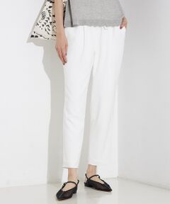 qualite / カリテ パンツ | バックサテンジョーゼットパンツ