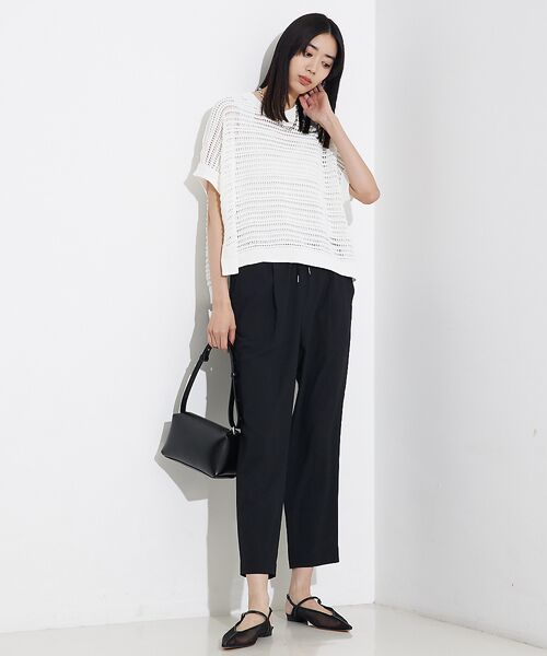 qualite / カリテ パンツ | バックサテンジョーゼットパンツ | 詳細6