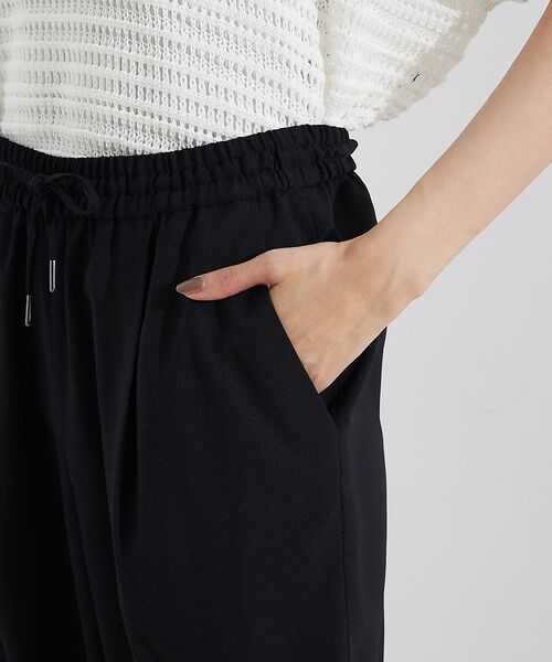 qualite / カリテ パンツ | バックサテンジョーゼットパンツ | 詳細10