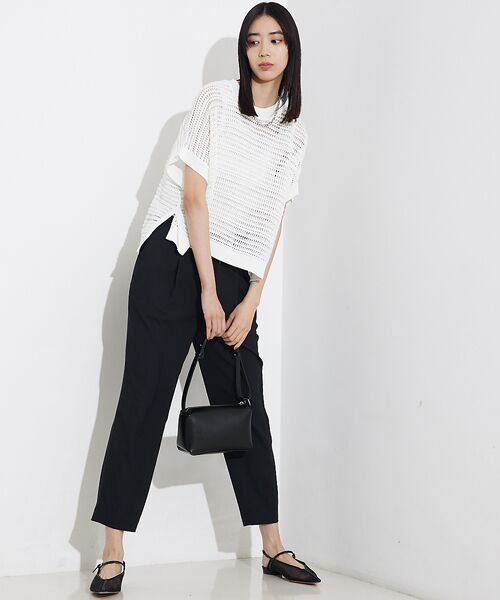 qualite / カリテ パンツ | バックサテンジョーゼットパンツ | 詳細11