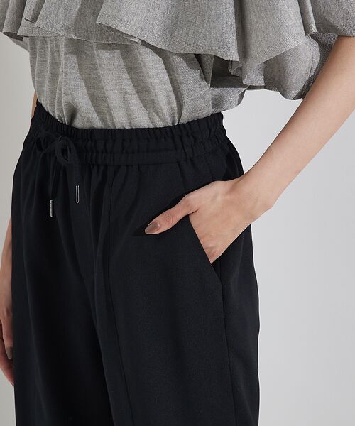 qualite / カリテ パンツ | バックサテンジョーゼットベンツパンツ | 詳細19