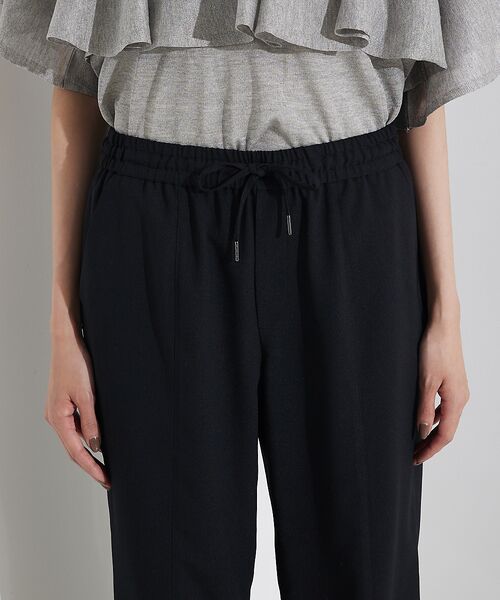 qualite / カリテ パンツ | バックサテンジョーゼットベンツパンツ | 詳細18