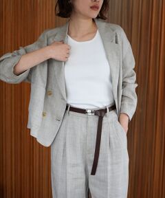 qualite / カリテ ベルト・サスペンダー | スクエアバックルロングベルト