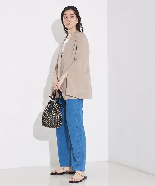 qualite / カリテ ノーカラージャケット | 【Oggi・CLASSY掲載】袖コンシールあきJK | 詳細16