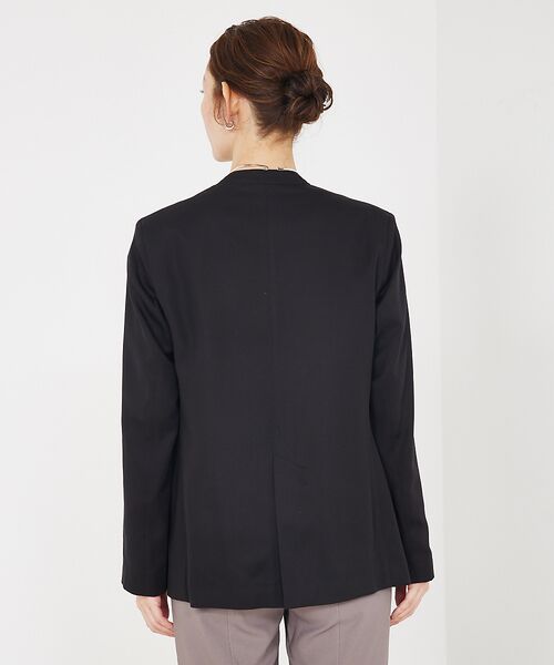 qualite / カリテ ノーカラージャケット | 【Oggi・CLASSY掲載】袖コンシールあきJK | 詳細7