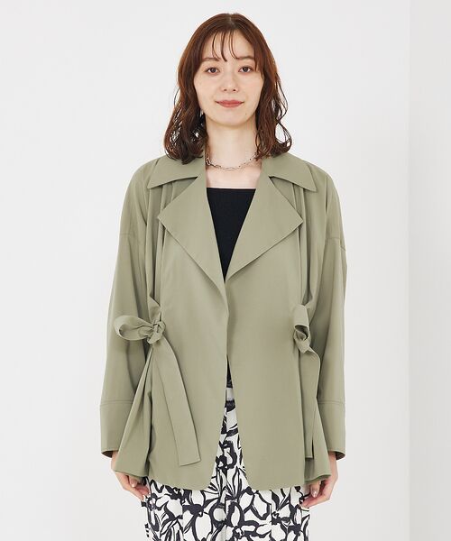 qualite / カリテ テーラードジャケット | 【撥水】ボックスタックダブルジャケット | 詳細17