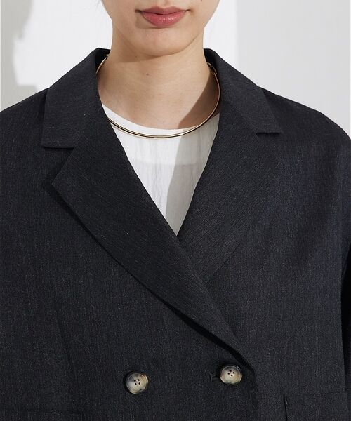 qualite / カリテ テーラードジャケット | 【セットアップ対応】ミックスカラーラミージャケット | 詳細12