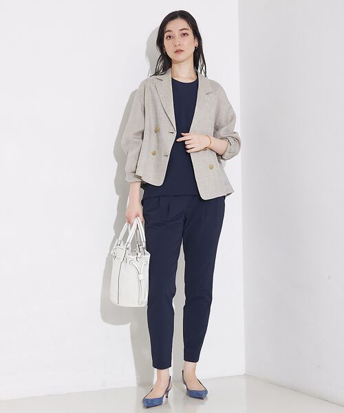 qualite / カリテ テーラードジャケット | 【セットアップ対応】ミックスカラーラミージャケット | 詳細18
