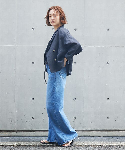 qualite / カリテ テーラードジャケット | 【セットアップ対応】ミックスカラーラミージャケット | 詳細21