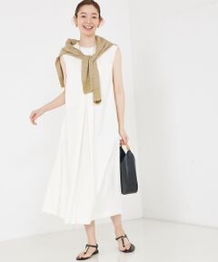 カリテ／美品❤️ケープドッキング風ワンピース アイボリーホワイト Apuweiser-riche（アプワイザーリッシェ）の「サイドレース