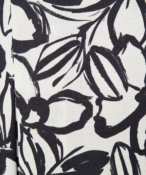 qualite / カリテ ワンピース | リネンライクペインティングプリントワンピース | 詳細10