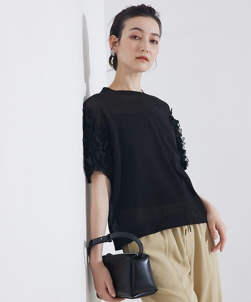 qualite / カリテ Tシャツ | boussole×qualiteフラワーエンブロPO | 詳細17