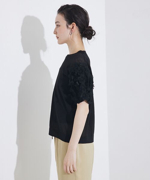 qualite / カリテ Tシャツ | boussole×qualiteフラワーエンブロPO | 詳細12