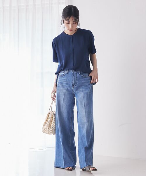 qualite / カリテ デニムパンツ | 【Healthy DENIM】Wild Ginger ワイドデニム | 詳細1