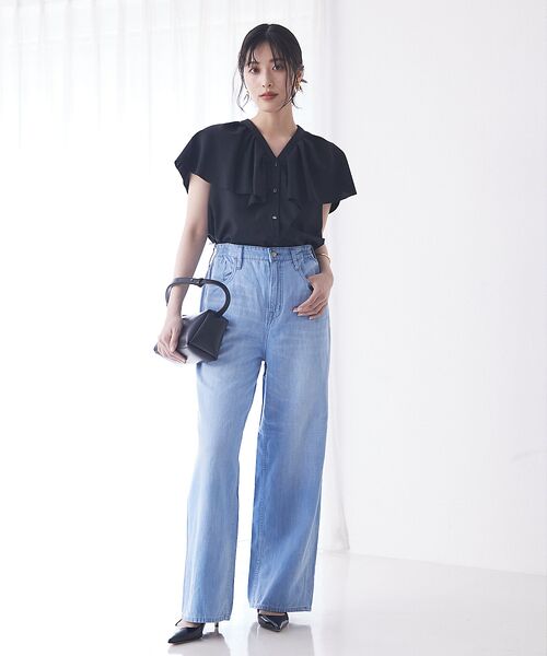 qualite / カリテ デニムパンツ | 【Healthy DENIM】Breezy PinkPepper ストレートデニ | 詳細2