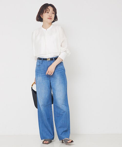 qualite / カリテ デニムパンツ | 【Healthy DENIM】Breezy PinkPepper ストレートデニ | 詳細13