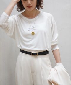 qualite / カリテ Tシャツ | シアーロゴロンT