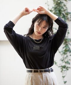 qualite / カリテ Tシャツ | シアーロゴロンT