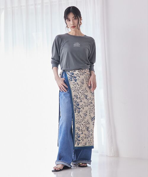 qualite / カリテ Tシャツ | シアーロゴロンT | 詳細11