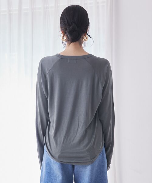 qualite / カリテ Tシャツ | シアーロゴロンT | 詳細14