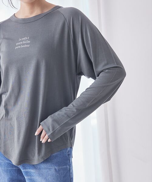 qualite / カリテ Tシャツ | シアーロゴロンT | 詳細16