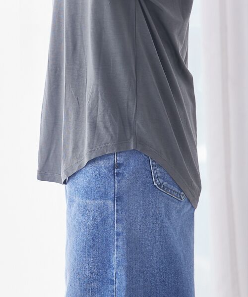 qualite / カリテ Tシャツ | シアーロゴロンT | 詳細17