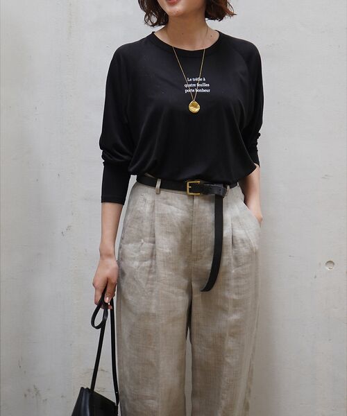 qualite / カリテ Tシャツ | シアーロゴロンT | 詳細4