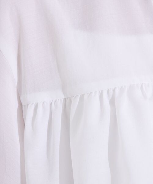 qualite / カリテ シャツ・ブラウス | 【接触冷感＆UVカット】ブライトローンフレアブラウス | 詳細7