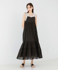 qualite / カリテ ワンピース | ハシゴレースキャミワンピース