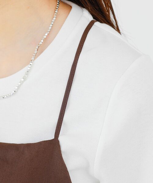 qualite / カリテ ワンピース | ハシゴレースキャミワンピース | 詳細14