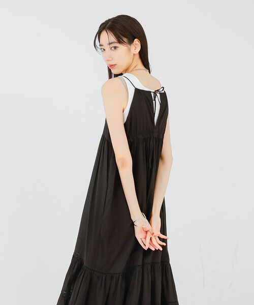 qualite / カリテ ワンピース | ハシゴレースキャミワンピース | 詳細19