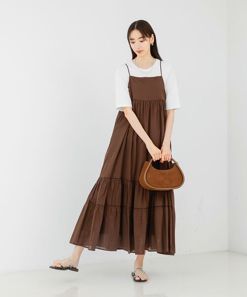 qualite / カリテ ワンピース | ハシゴレースキャミワンピース | 詳細6