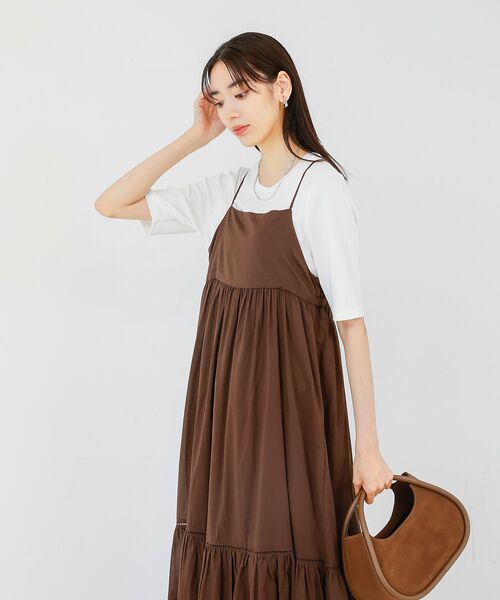 qualite / カリテ ワンピース | ハシゴレースキャミワンピース | 詳細8