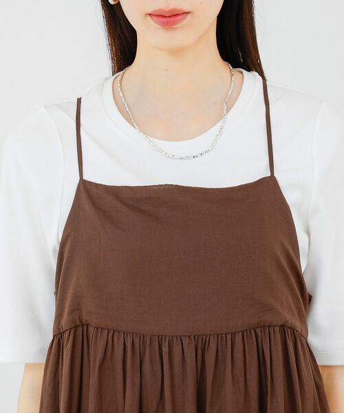 qualite / カリテ ワンピース | ハシゴレースキャミワンピース | 詳細13