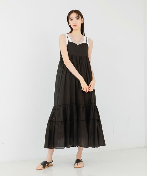 qualite / カリテ ワンピース | ハシゴレースキャミワンピース | 詳細22
