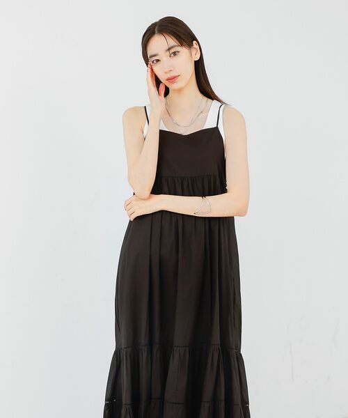 qualite / カリテ ワンピース | ハシゴレースキャミワンピース | 詳細23