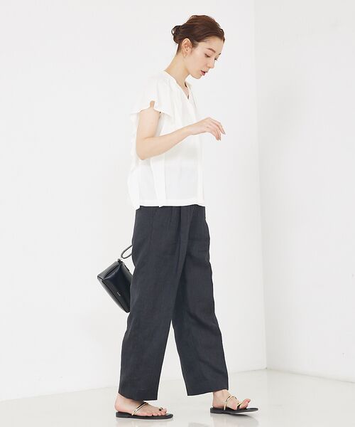 qualite / カリテ シャツ・ブラウス | 袖タックフリルシャツ | 詳細14