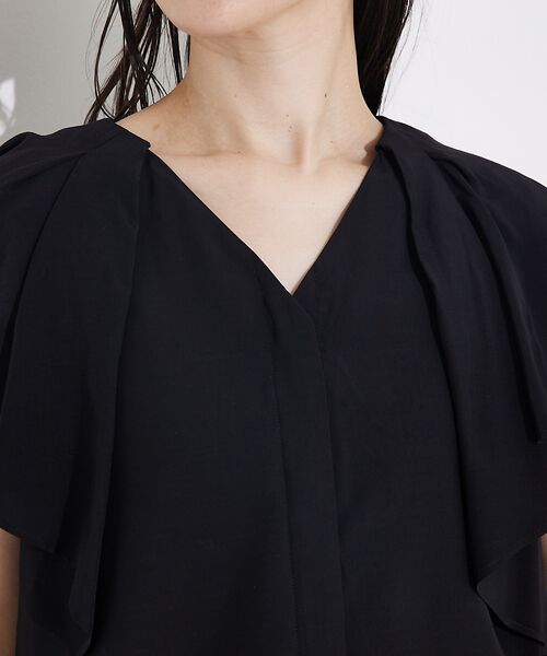 qualite / カリテ シャツ・ブラウス | 袖タックフリルシャツ | 詳細18