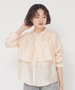 qualite / カリテ シャツ・ブラウス | ギャザーレイヤードブラウス