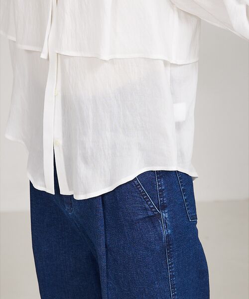 qualite / カリテ シャツ・ブラウス | ギャザーレイヤードブラウス | 詳細6