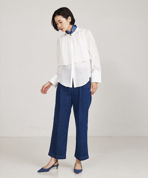 qualite / カリテ シャツ・ブラウス | ギャザーレイヤードブラウス | 詳細8