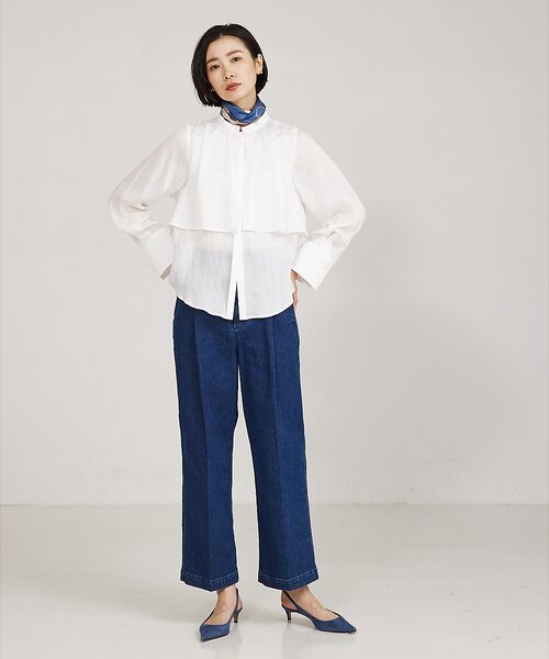 qualite / カリテ シャツ・ブラウス | ギャザーレイヤードブラウス | 詳細9