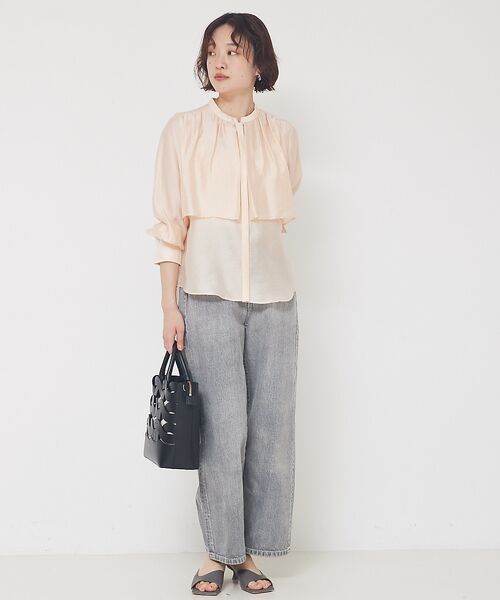 qualite / カリテ シャツ・ブラウス | ギャザーレイヤードブラウス | 詳細10