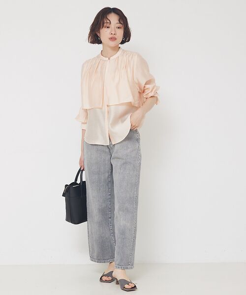 qualite / カリテ シャツ・ブラウス | ギャザーレイヤードブラウス | 詳細11